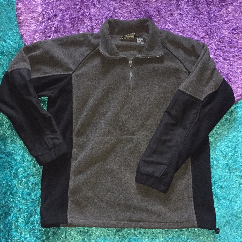 Graphite fleece jacket